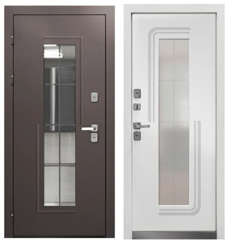 Luxor Termo 7 Букле Шоколад, Букле Антрацит - Эмалит белый