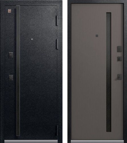 Центурион ЛЮКС-11 Чёрный муар-Ясень пепельный (бугель)