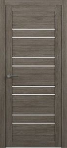 Albero Мегаполис Дублин со стеклом, ширина полотна 600мм, цвет Кедр серый