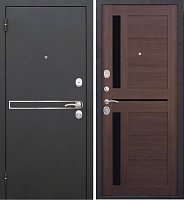 Дверь металлическая Сицилия муар МДФ Темный кипарис Царга