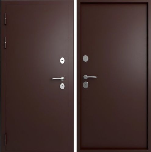 Уличная дверь Эталон М-4 Медь-Медь