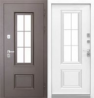 Люксор Termo 3 Букле шоколад - Эмалит белый, короб внутри белый, с терморазрывом