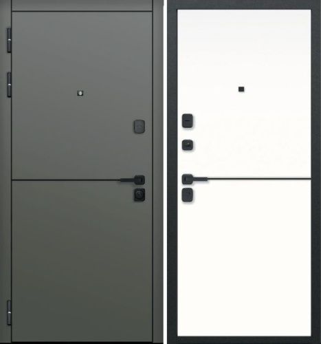 9 см Молдинг МДФ Сатин коричневый - Эмалит белый